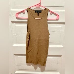 Banana Republic Tan Ribbed Sleeveless Tank Top